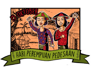 Hari Perempuan Pedesaan (merah)